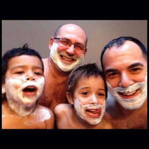 Gay Dads Are Awesome! - shaving