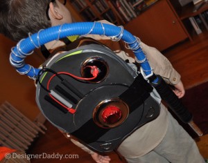 DIY Ghostbusters Halloween costume
