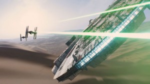 Star Wars The Force Awakens Millennium Falcon Tie Fighter