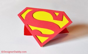 DIY Superman Father's Day Card