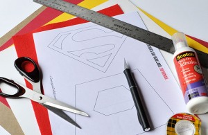 DIY Superman Father's Day Card
