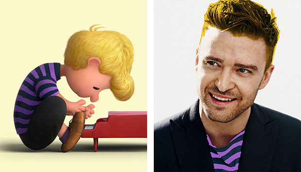 The Peanuts Movie Starring Real Actors: Justin Timberlake as Schroeder