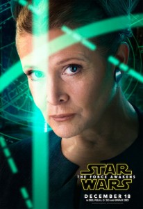Star Wars The Force Awakens Character Poster: Leia