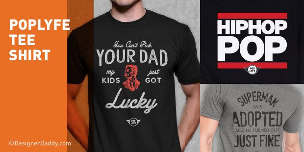 Father's Day Gift Guide & GIveaway - PopLyfe t-shirt