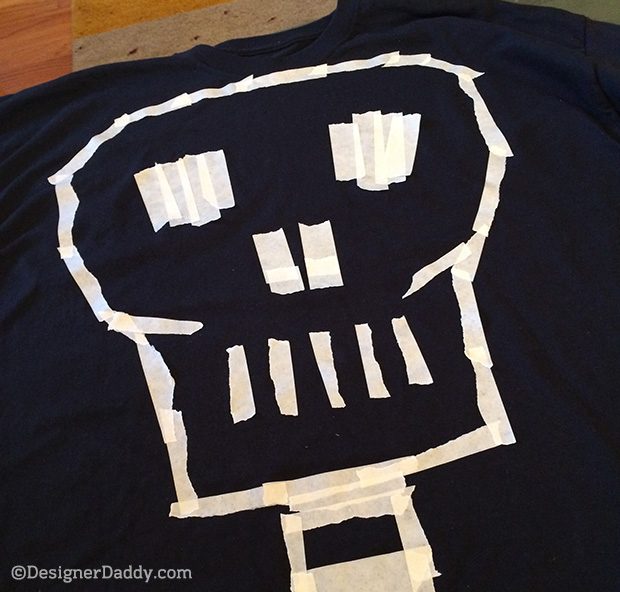 Easy DIY Halloween t-shirt
