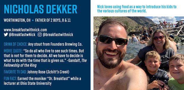 Nick Dekker - Dad 2 Summit scholarship recipient