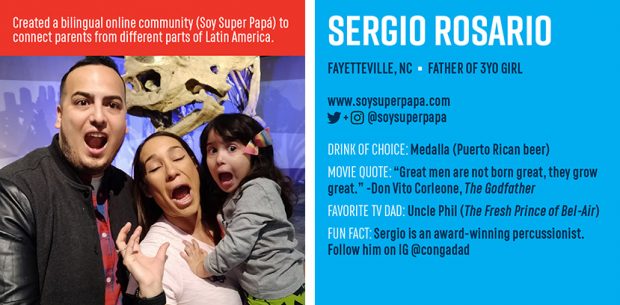 Sergio Rosario - Dad 2 Summit scholarship recipient