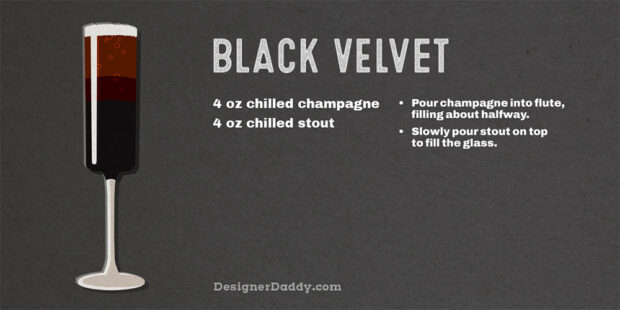Pride Cocktails - Black Velvet